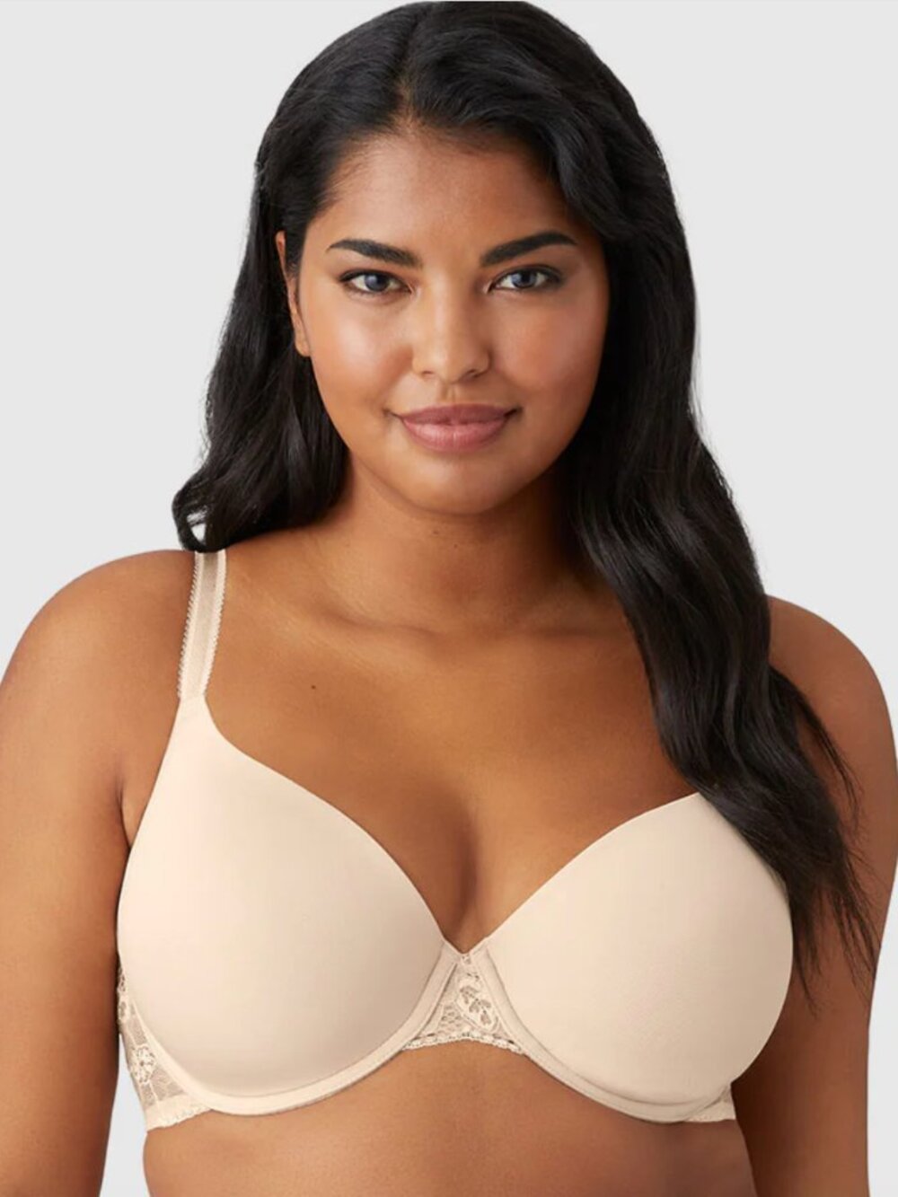 Wacoal 85340 French Garden Seamless Underwire T-Shirt Bra Beige Size 36DDD